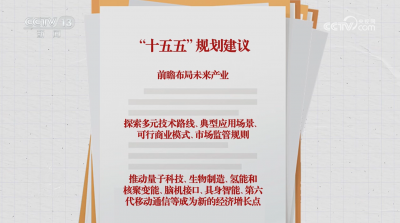 ��ʮ���塱�滮����ǰհ����δ����ҵ��Ҫ������Щ�£�